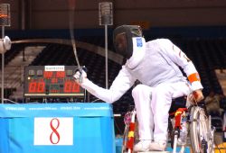 Gema Hassen-Bey en los Juegos Paralmpicos de Atenas 2004.