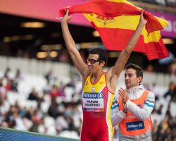 Joan Munar consigue la medalla de plata en 200 m. T12 en el Campeonato del Mundo de Atletismo Paralmpico Londres 2017