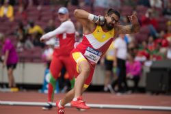 Kim Lpez, medalla de plata en lanzamiento de peso F12 en el Mundial de Atletismo Paralmpico Londres 2017