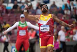 Kim Lpez, medalla de plata en lanzamiento de peso F12 en el Mundial de Atletismo Paralmpico Londres 2017