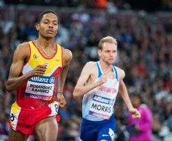 Deliber Rodriguez, medalla de plata en los 800 metros T20 en el Mundial de Atletismo Paralmpico Londres 2017