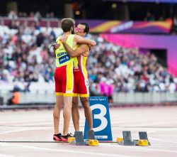 Relevo 4x100 T11-T13 Campeonato del Mundo de Atletismo Paralmpico Londres 2017