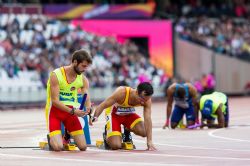 Relevo 4x100 T11-T13 Campeonato del Mundo de Atletismo Paralmpico Londres 2017