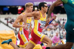 Relevo 4x100 T11-T13 Campeonato del Mundo de Atletismo Paralmpico Londres 2017