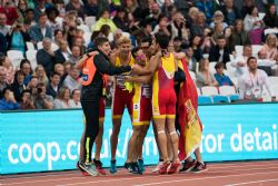 Relevo 4x100 T11-T13 Campeonato del Mundo de Atletismo Paralmpico Londres 2017