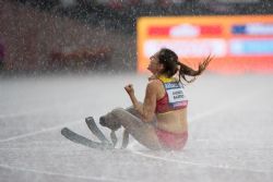 Sara Andrs gana la medalla de bronce en los 200 m. T44 en el Campeonato del Mundo de Atletismo Paralmpico Londres 2017