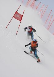 Anna Cohí y Raquel García en la Copa de Europa de La Molina (Gerona).