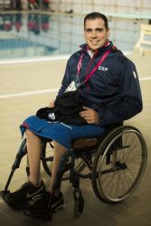 Toni Ponce consigue la medalla de bronce en 400 metros libre S6, durante la primera jornada del Mundial de Natacin Paralmpica Mxico 2017.