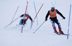 Andrés Boira y Aleix Suñé en la Copa de Europa de La Molina (Gerona).