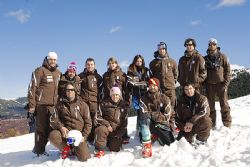 El Equipo Paralímpico Español en la Copa de Europa de La Molina (Gerona).