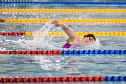 Ariadna Edo consigue la medalla de bronce en 400 metros libre S13 durante la cuarta jornada del Campeonato del Mundo de Natacin Paralmpica Mxico 2017.