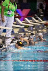 Ariadna Edo consigue la medalla de bronce en 400 metros libre S13 durante la cuarta jornada del Campeonato del Mundo de Natacin Paralmpica Mxico 2017.