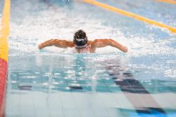 Judit Rolo consigue la medalla de bronce en 50 metros mariposa S7 durante la cuarta jornada del Campeonato del Mundo de Natacin Paralmpica Mxico 2017.