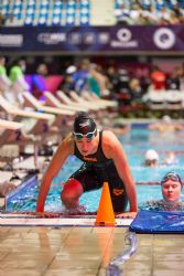 Marian Polo consigue la medalla de bronce en 50 metros libre S13 durante la cuarta jornada del Campeonato del Mundo de Natacin Paralmpica Mxico 2017.