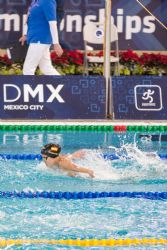 Isabel Hernndez gana la medalla de plata en 100 metros mariposa S10 durante la quinta jornada del Campeonato del Mundo de Natacin Paralmpica Mxico 2017.