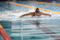 Michelle Alonso en los 100 metros mariposa S14 durante la sexta jornada del Campeonato del Mundo de Natacin Paralmpica Mxico 2017.