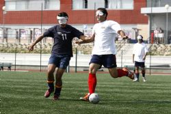 Jos Lpez durante un entrenamiento de la seleccin espaola de ftbol sala.