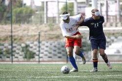 Marcelo Rosado durante un entrenamiento de la seleccin espaola de ftbol sala.