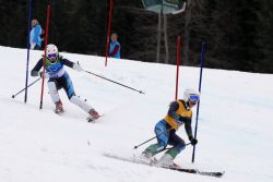 Anna Cohí y Raquel García en supercombinada.