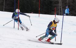 Andrs Boira y Aleix Su en supercombinada.