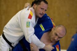 Laureano Garca y Salvador Gonzlez durante una competicin.