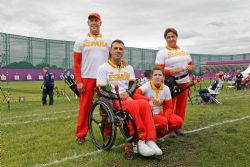 Equipo Paralmpico Espaol de tiro con arco.