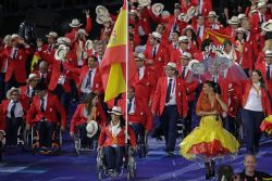 Desfile de inaguracin de los Juegos Parampicos de Londres 2012.