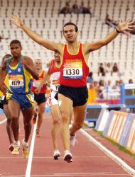 Abel vila en los Juegos Paralmpicos de Atenas 2004.