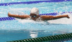 Isabel Yinghua Hernandez, final de natacin de 100 metros mariposa, clase S10