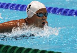 Isabel Yinghua Hernandez, final de natacin de 100 metros mariposa, clase S10