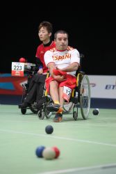 Francisco Beltran, partido entre Espaa y Japon.