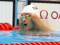 Ricardo Ten medalla de plata en los 100 metros braza.