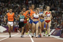 Elena Congost en la final de 1500.