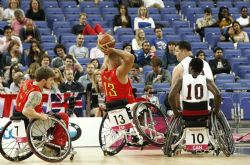 Partido de la seleccin Espaola contra Canada.