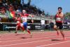 Maximiliano Rodrguez, en las semifinales de los 100 metros (clase T12) en el Mundial de Lyon 2013