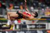 Salvador Cano, en el salto de altura (clase T13) del Mundial de Lyon 2013 