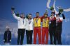 Jon Santacana y Miguel Galindo recogen la medalla de oro en el descenso de Sochi 2014