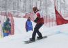 Aitor Puertas en el primer entrenamiento oficial de snowboard cross.