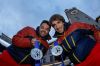 Jon Santacana y Miguel Galindo con la medalla de plata en eslalon.