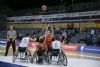 Jugada del partido Espaa-Alemania en el Europeo 2015 de Baloncesto en Silla de Ruedas