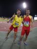 Gerard Descarrega y Marcos Blanquio semis 400m T11 Mundial Atletismo Doha 2015