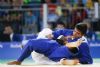 Judo. El madrileo Daniel Gaviln durante la competicin de judo hasta 66 kilos