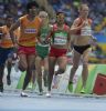 Izaskun Oss durante la carrera en que gan la medalla de bronce en su estreno en unos Juegos Paralmpicos en los 1500 metros de Ro 2016