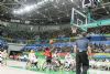 Amadou Diallo (10) intenta un tiro a canasta en el partido de baloncesto que Espaa venci a Japn (55-39)