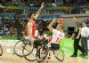 David Mouriz, presionado por un jugador turco durante el partido que Espaa perdi contra Turqua por 65-68 en la competicin paralmpica de BSR