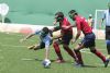 La Seleccin Espaola de Ftbol 5 contra Argentina en la fase de preliminares. Jornada 5 de los Juegos Paralmpicos de Ro. Espaa pierde por 1-0