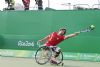 Partido de Dobles entre Espaa y Belgica Tenis en silla de ruedas