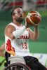 La seleccin masculina de baloncesto en silla de ruedas se clasifica para las semifinales tras derrotar a Alemania por 70-66