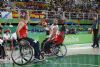 Asier Garca (13), durante la semifinal de baloncesto Espaa y Gran Bretaa (69-63)