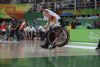 Asier Garca (13), en un momento del Espaa-Gran Bretaa (69-63) de semifinales del torneo paralmpico de baloncesto